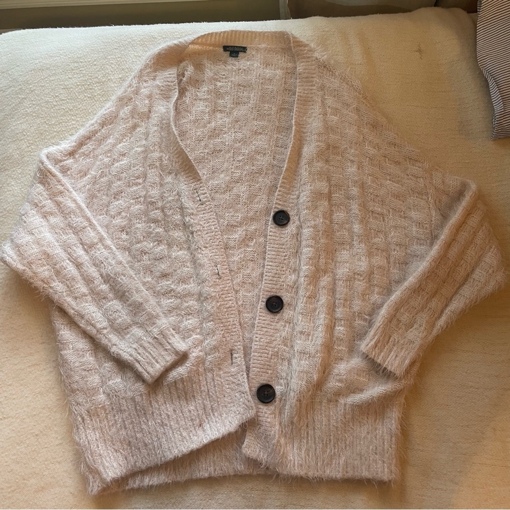 Wild Fable Knit Cream Cardigan